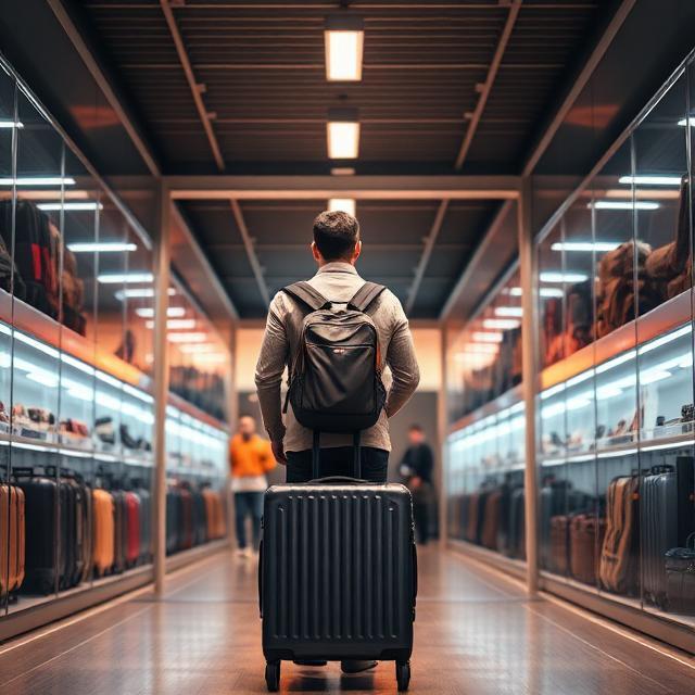 luggage storage banner